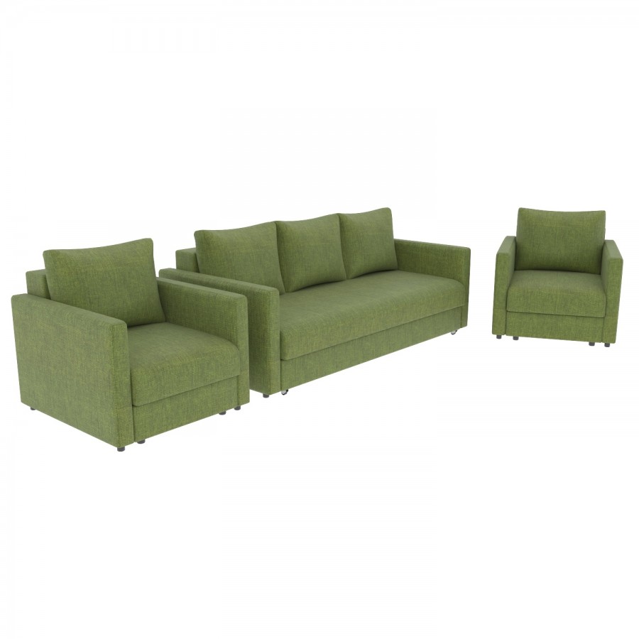 Набор Эдем-7 диван + 2 кресла (арт. 12)